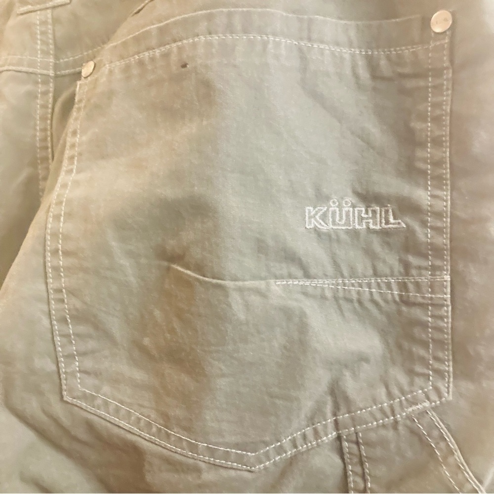 KUHL Sz 32 x 34 Vintage Patina Dye Comfort Knee Pockets Relaxed Pants - Picture 8 of 15